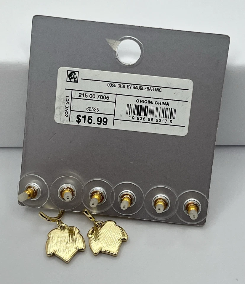 Sugarfix by Baublebar Good Harvest-Acorn-Pumpkin-Leaf-Fall Pierced Earrings - Image 2 of 4