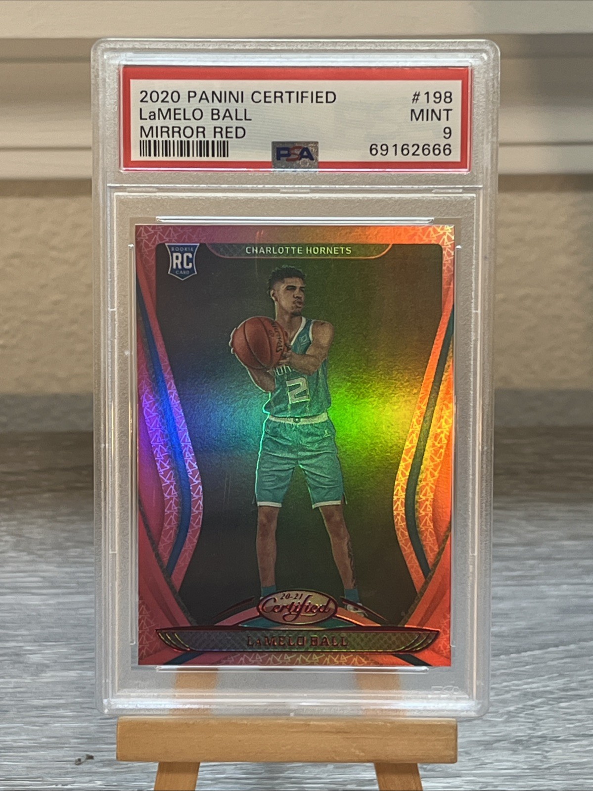 2020-21 Panini Certified - LaMelo Ball #198 Mirror Red (RC)