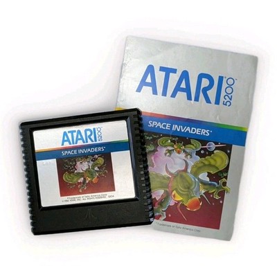 1982 ATARI 5200 Game: SPACE INVADERS (Manual Included)