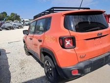 Used Left Inner Tail Light Assembly fits: 2016 Jeep Renegade inner silver bezel