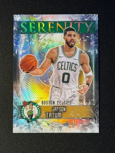 Jayson Tatum 2025-26 Topps Chrome Serenity Refractor #SY-7 Boston Celtics