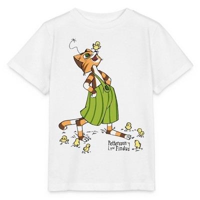 Pettersson Und Findus Spielt Mit Süßen Küken Stanley/Stella Kinder T-Shirt
