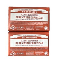 DR.BRONNER?S All-ONE EUCALYPTUS PURE -CASTILE BAR SOAP 140g X 2