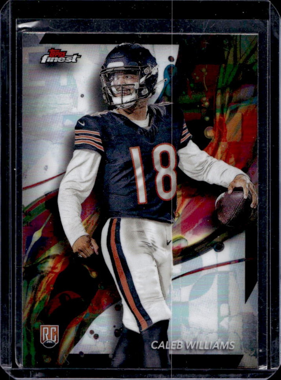 2024 Finest Caleb Williams RC Refractor Rookie Common #61 Bears
