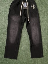 HELLSTAR Black Men's Sweatpants Drawstring Pockets Elastic Waist Activewear