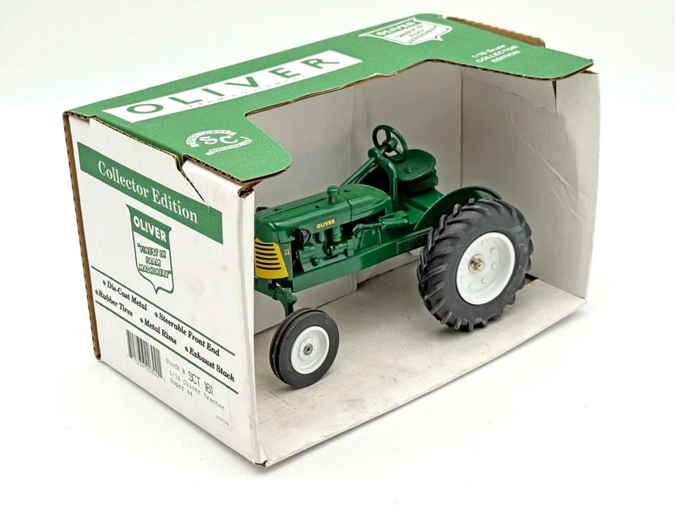 1/16 Oliver Super 44 Wide Front Tractor w/ White Wheels - Image 2 of 3