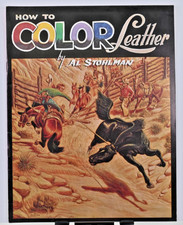 NOS Al Stohlman How to Color Leather Vintage Leathercraft Booklet 1961
