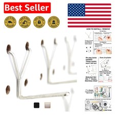 Professional-Grade Pegboard Hooks - 50-Pack Stainless Steel 1 Inch, Lifetime Use