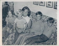 1972 Photo Margaret Lengyel Children Paddy Danny Joseph Greg McGovern Family