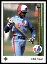 Otis Nixon 1989 Upper Deck #480 Expos MLB READ FREE SHIPPING AutographDen