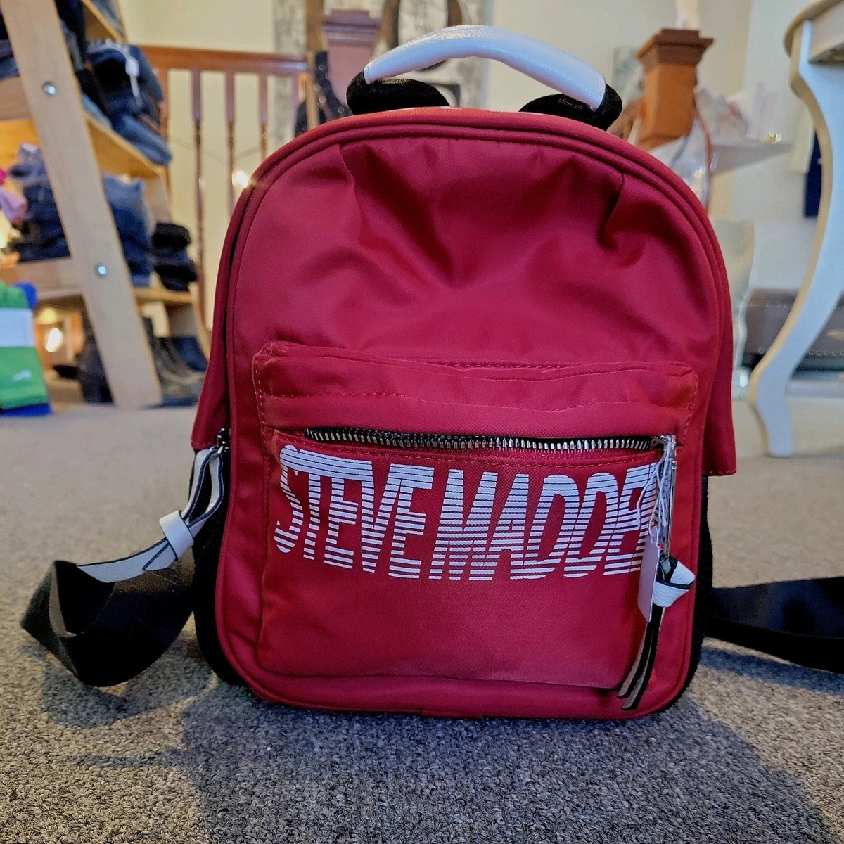 STEVE MADDEN RED MINI FORCE WOMEN\'S TRAVEL BACK PACK BAG Steve Madden BForce Sport Set Mini Backpack Women main image 2