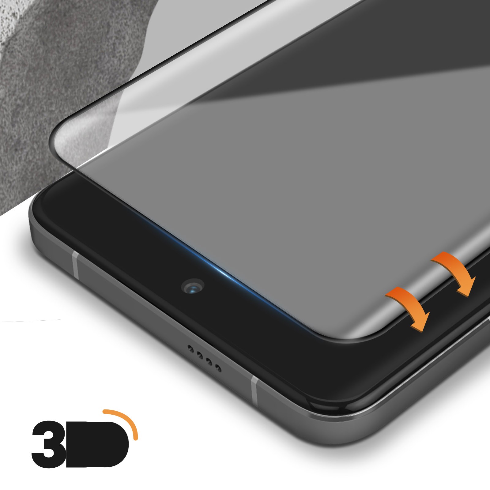 Film verre trempé Xiaomi 14 Ultra Amorus 3D incurvé de qualité premium - 3