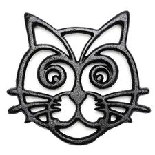 Heavy Duty Cast Iron Trivet,Decorative Rustproof Trivet for Kitchen or Dinnin...