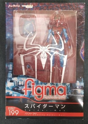 USED Max Factory Figma 199 Amazing Spider-Man Figure | eBay
