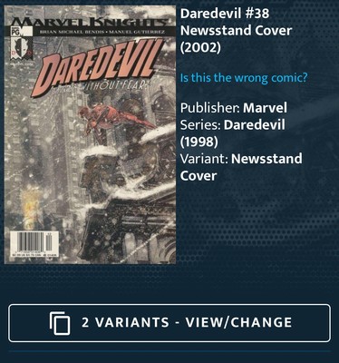 Stan Lee signed DareDevil Comic #38  Rare Direct Edition  Marvel Golden Age 