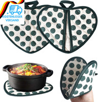 Topflappen Set, Topflappen Und Ofenhandschuhe, Extrem HitzebestäNdig Bis 250 °C,