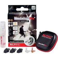 Alpine Hearing Protection MusicSafe Pro Earplugs Black 