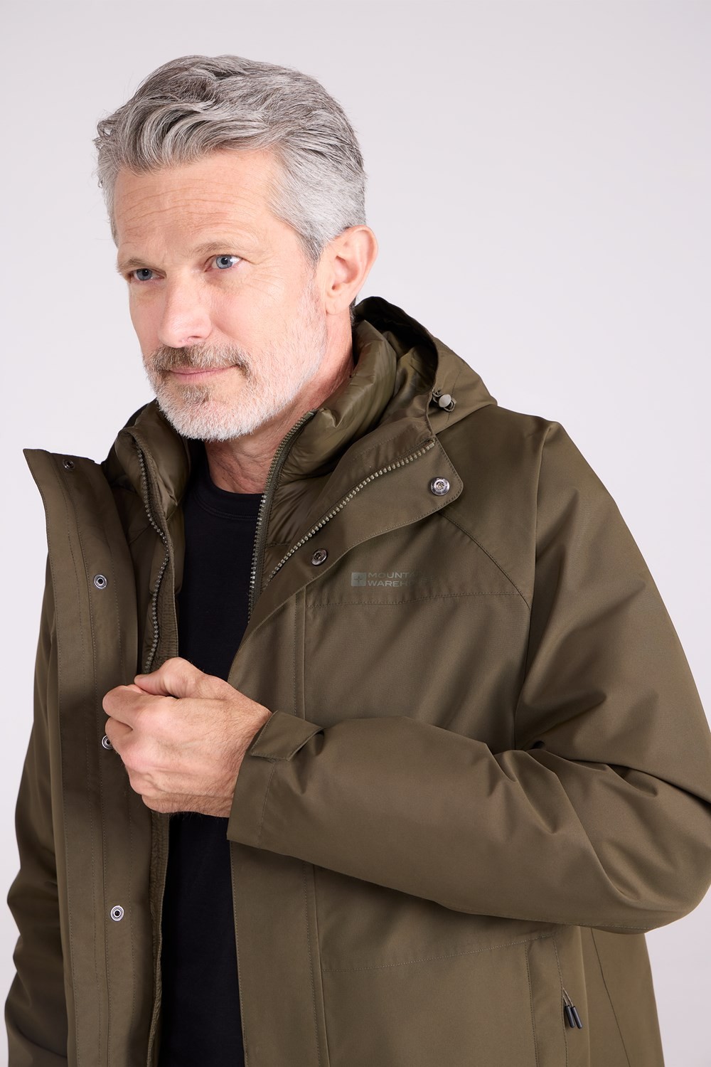 Mountain Warehouse Mens Alaskan Extreme 3 In 1 Waterproof Jacket - 3 In 1 Jacket image 6