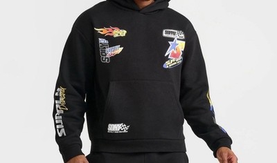 Mens Design Clothing Hoodie Supply and Demand Pullover New with Tags Size Large