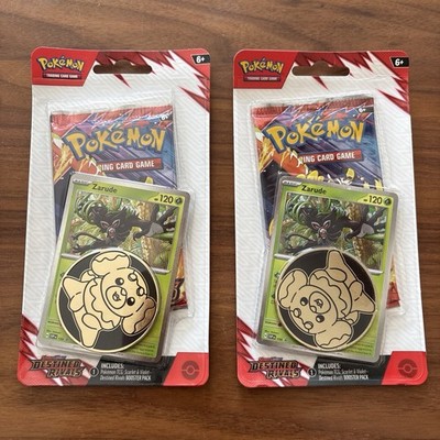 Two Pokemon TCG: Scarlet & Violet - Destined Rivals booster packs