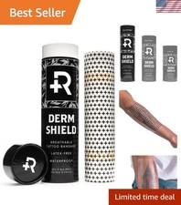 Derm Shield Tattoo Cover Up Patch - Latex-Free Waterproof Tattoo Aftercare ...