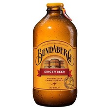 Bundaberg Ginger Beer Glass Bottle Carbonated 12 x 375ml FAST AND FREE DELIVERY