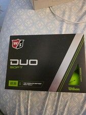 Wilson Staff Duo Soft Golf Balls - Green , 1 Dozen
