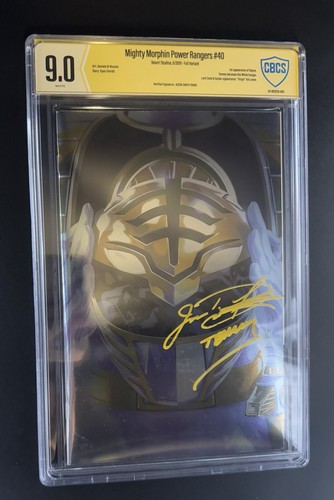 Mighty Morphin Power Rangers #40 Foil CBCS 9.0 JDF Jason David Frank Signed
