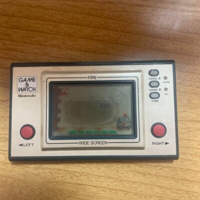 シェリー GAME & WATCH WIDE SCREEN FIRE Vintage Nintendo Game