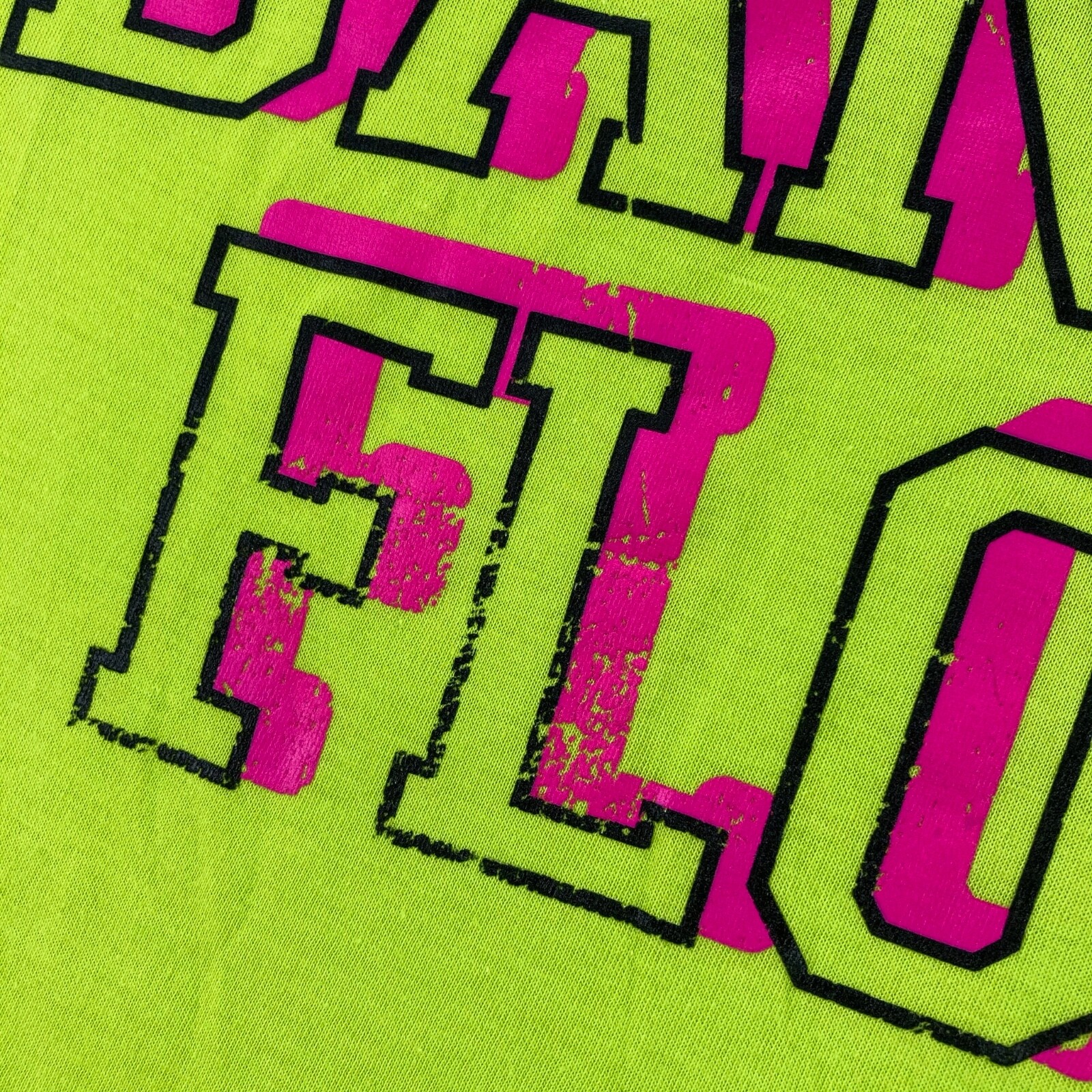 Zumba Men's "The World Is Our Dance Floor" S/S TShirt Neon Green • One