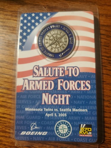 Seattle Mariners Salute to Armed Forces Boeing Challenge Coin