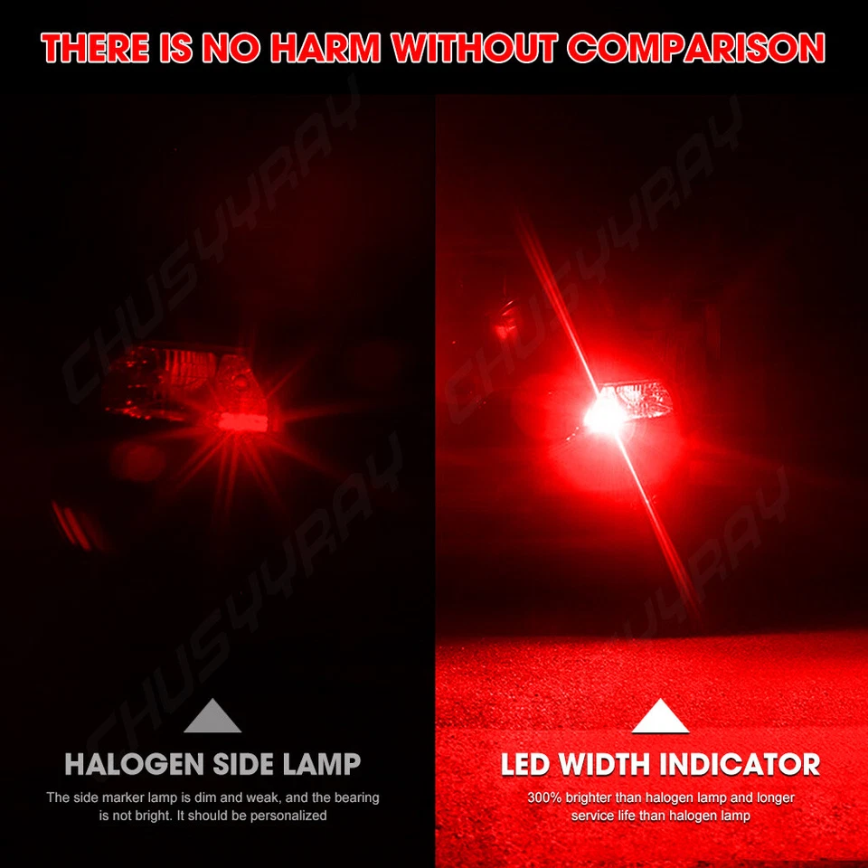 Gauge Cluster LED Dashboard Bulbs Kit Red For 1984-1996 Jeep Cherokee - Image 4 of 4