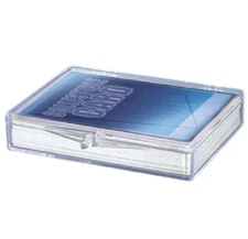 (1 Brand New) Ultra Pro 35-Card Hinged Plastic Box Holder For Trading Cards