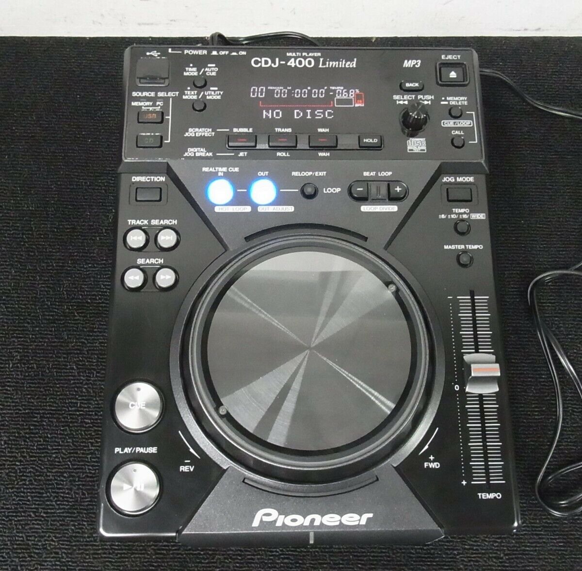 Pioneer CDJ-400-K Limited Edition CD/Digital Media Player DJ Player CDJ-400  USED