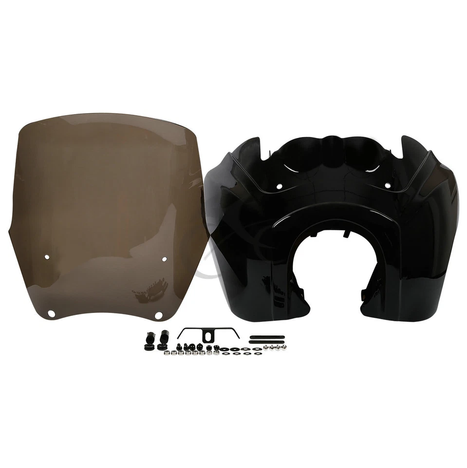 Carenagem frontal com para-brisa de 15 pol. para Harley Dyna Wide Glide 2006-2017 - Imagem 4 de 4