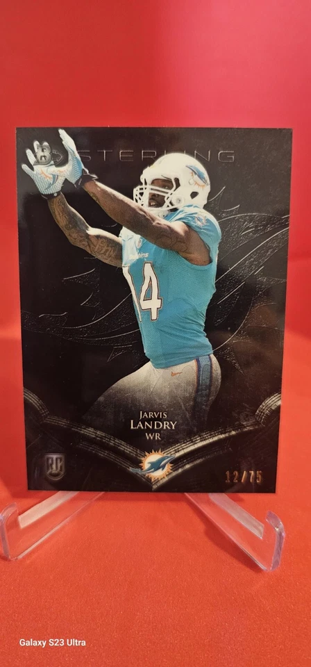 2014 Bowman Sterling Jarvis Landry RC Dolphins Mint! - Image 2 of 4