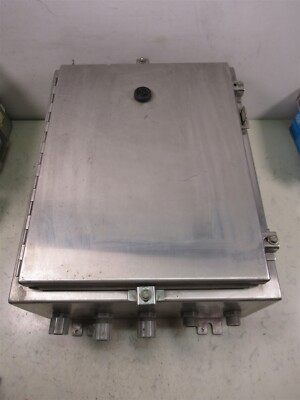 Hoffman A20H1608SS6LP Industrial Control Panel Enclosure A-1538 Mettler Scale