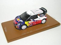 Citroen DS3 Wrc No. 2 Winner Jordan Rally 2011 1:43 Spark, In Ovp Mit Acrylhaube