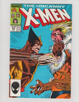 X-MEN THE UNCANNY 222 (VF/NM 9.0) MARVEL COMICS (1987) WOLVERINE COVER!