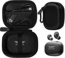 Protective Case for Raycon Everyday Earbuds 2024 Compact Travel Storage Black