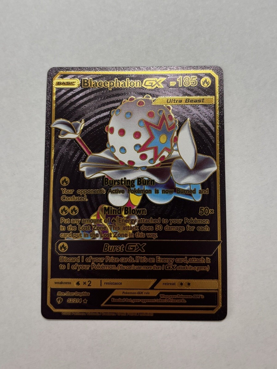 Black Foil Card Collection Blacephalon GX Mind Blown Display Card