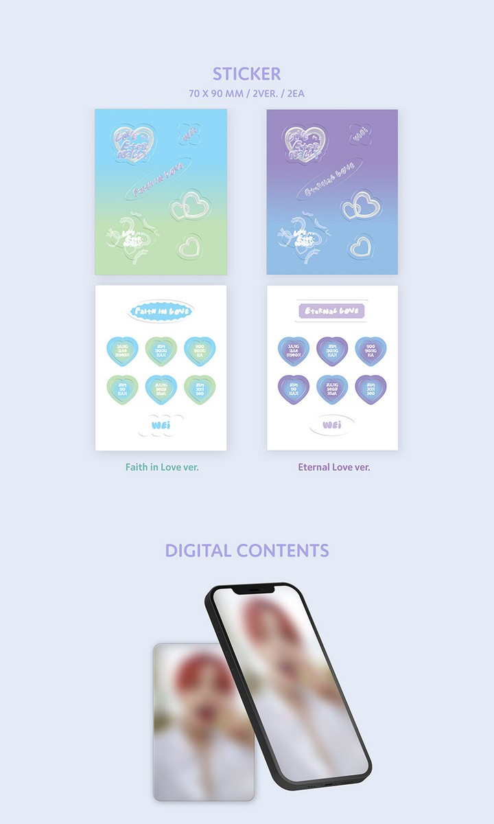 WEI LOVE PT.3 : ETERNALLY 6th Mini Album POCA Ver/QR CARD+