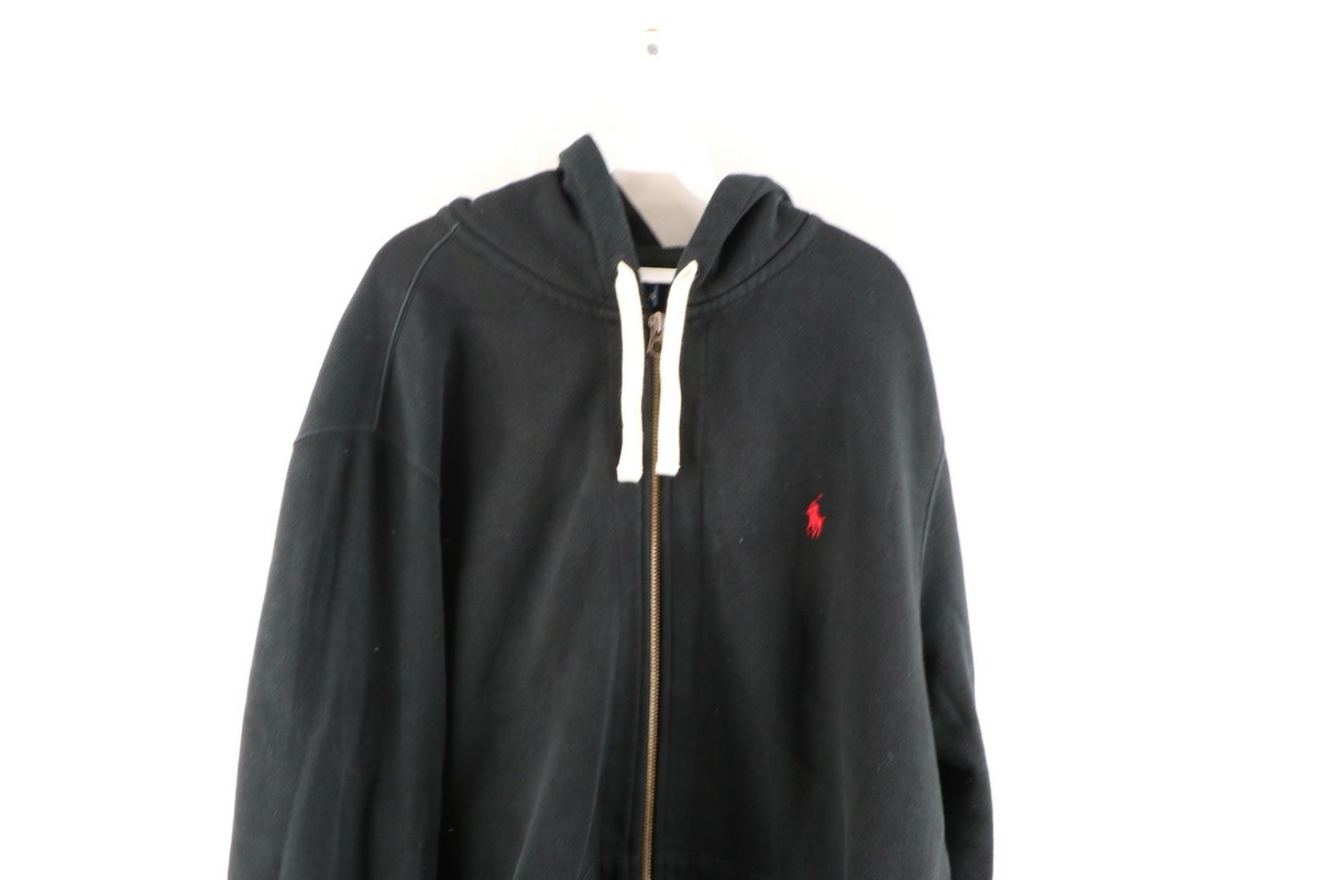 Vtg 90s Ralph Lauren Mens 2XL Faded Heavyweight Full Zip Vtg 90s Ralph Lauren Mens 2XL Faded Heavyweight Full Zip