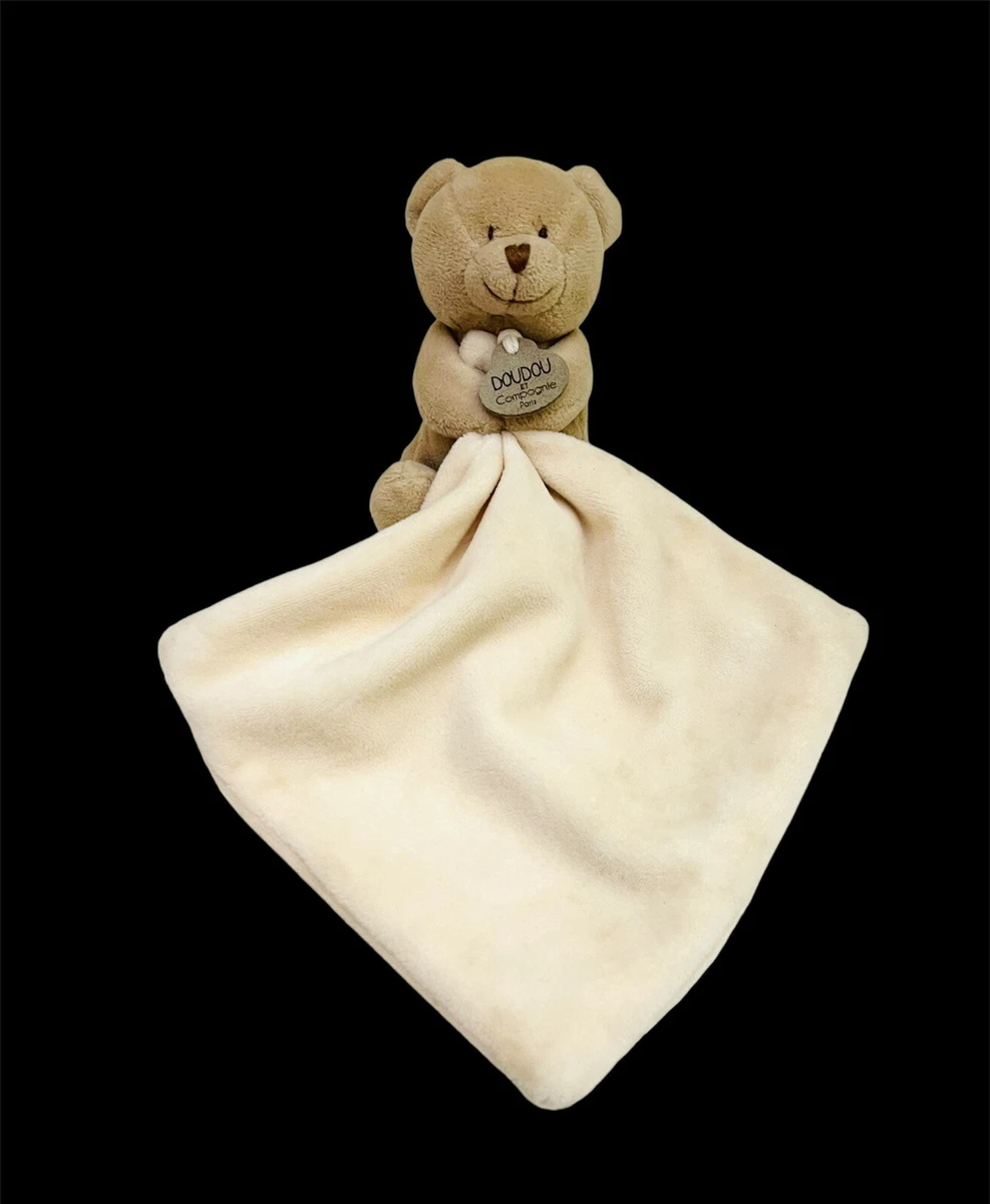 DOUDOU ET Compagnie Small Teddy Bear Lovey Security Blanket Plush