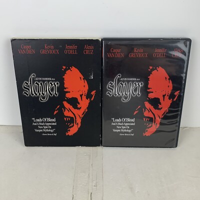 Slayer DVD, 2006 Horror W/Slipcover Damaged Case Blood Gore Kevin Vanhook