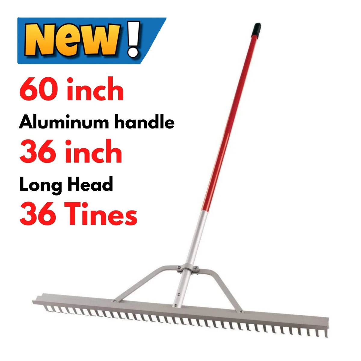 36 inch landscape sale rake