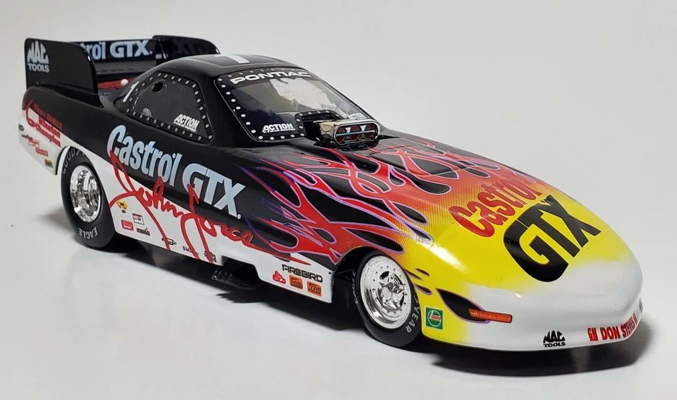 COCHE DIVERTIDO ACCIÓN 1/32 JOHN FORCE CASTROL ESPECIAL NHRA 6 VECES CAMPEÓN PONTIAC Foto 3 de 4