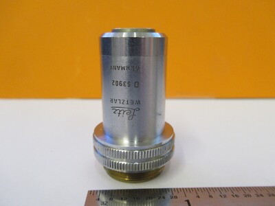 LEITZ GERMANY OBJECTIVE PHACO 10X /170 MICROSCOPE PART OPTICS AS PIC &A9-A-71