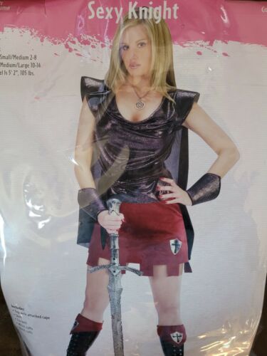  Women's Sexy Knight Halloween Costume Size 2-8 - Picture 1 of 4