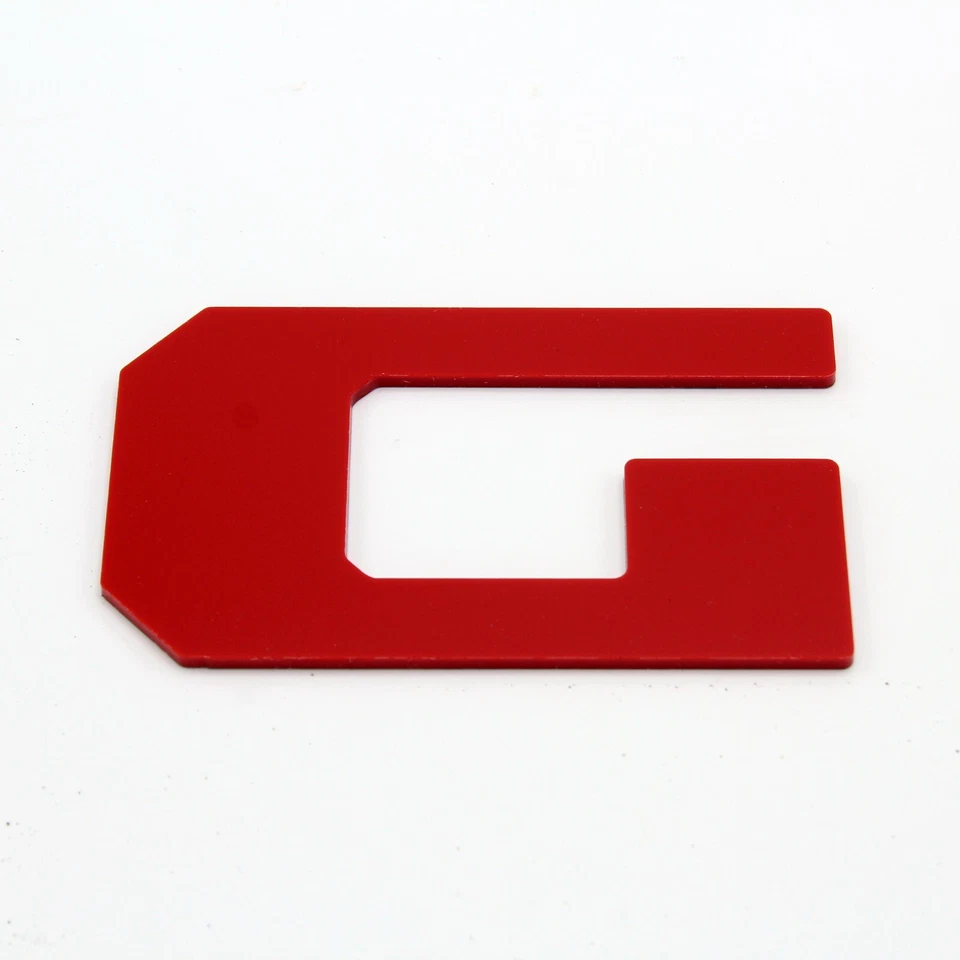 Jeep Gladiator Tailgate Emblem Kit Official MOPAR (RED) - USA Made - Image 3 of 4
